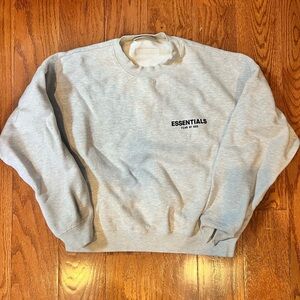 Fear of God Essentials Gray Sweater size medium